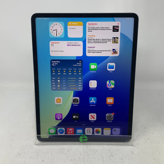 WiFi Only Apple iPad Pro 12.9" 6th Gen 256GB Space Gray MNXR3LL/A