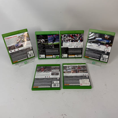 Madden NFL Xbox One Game Lot Bundle 15 16 18 20 25 FIFA 19 Football 6-Game EA