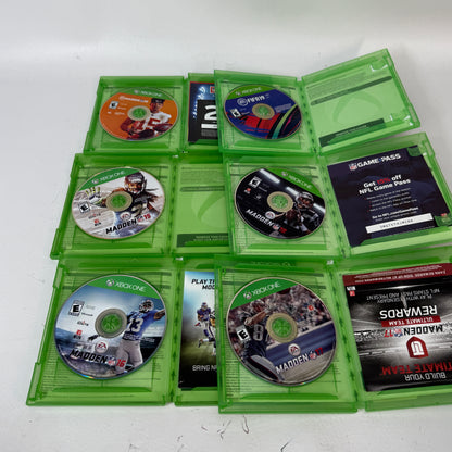 Madden NFL Xbox One Game Lot Bundle 15 16 18 20 25 FIFA 19 Football 6-Game EA