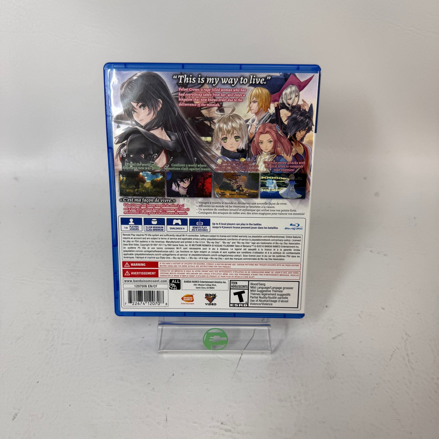 Tales of Berseria (Sony PlayStation 4 PS4, 2017)
