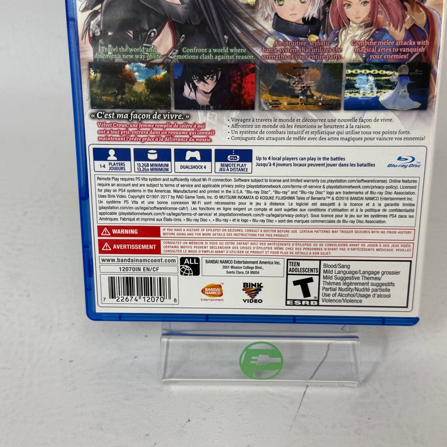 Tales of Berseria (Sony PlayStation 4 PS4, 2017)