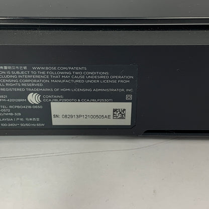 Bose Smart Soundbar 900 Wireless Bluetooth Black