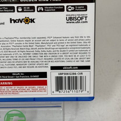 Watch Dogs: Legion (Sony PlayStation 5 PS5, 2020)