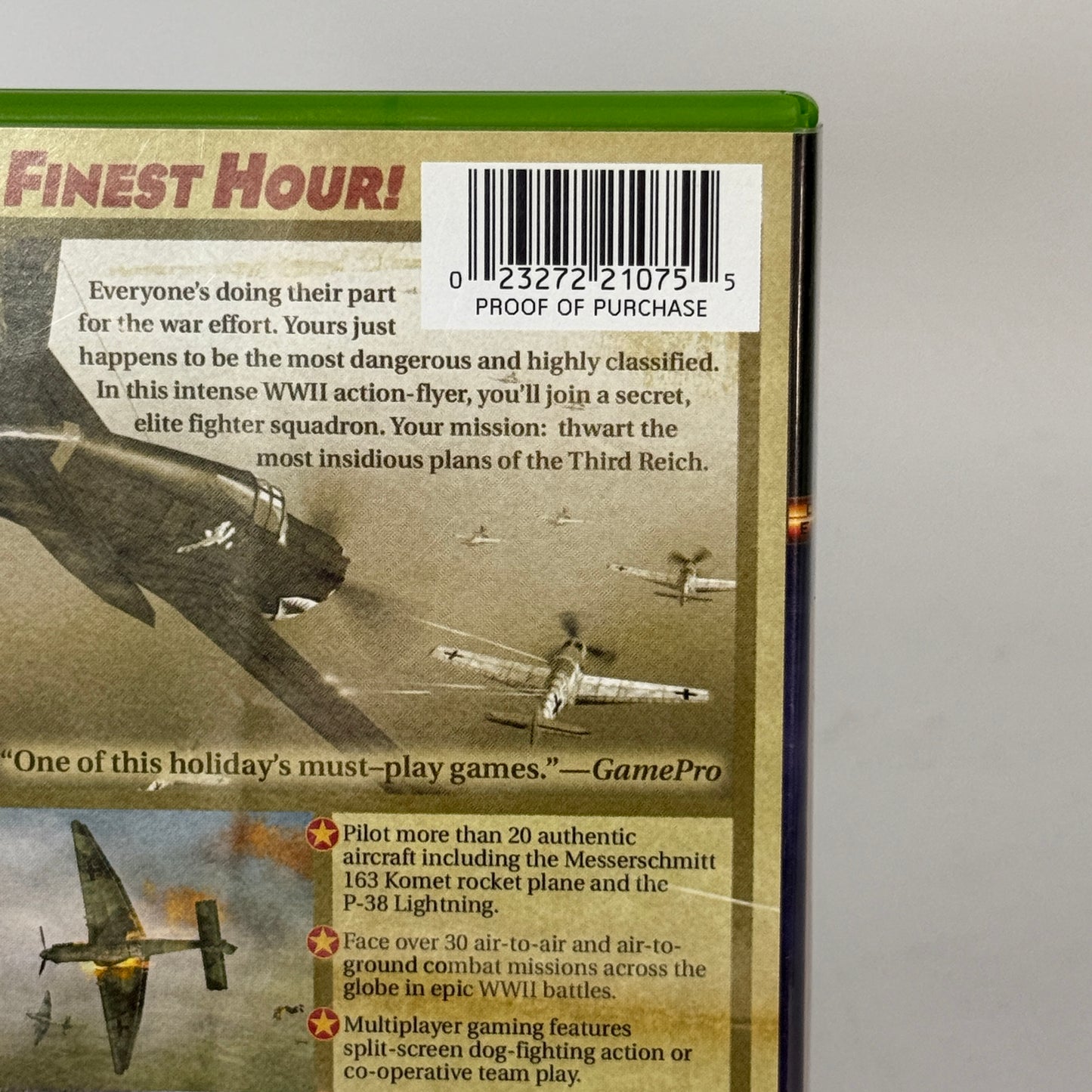 Secret Weapons Over Normandy (Microsoft Xbox, 2003)
