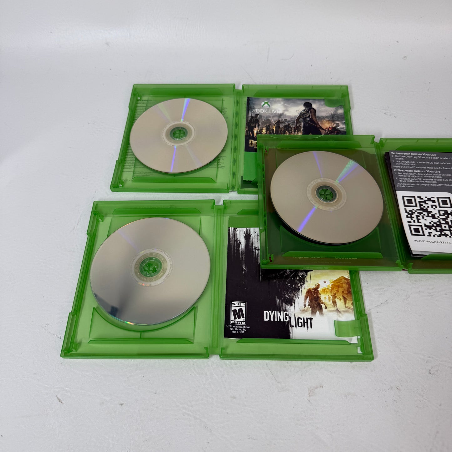 Lot of 3 Xbox One Games Dead Rising 3 The Evil Within Dying Light
