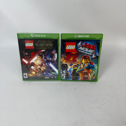 Lot of 2 New Xbox One LEGO Games Star Wars Force Awakens LEGO Movie