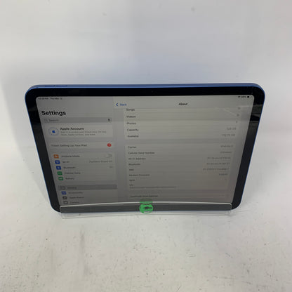 Unlocked Apple iPad 11" (A16) 128GB Blue MD7G4LL/A