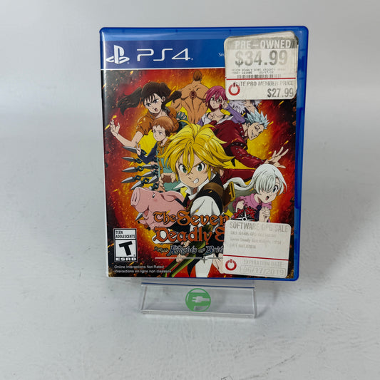 Seven Deadly Sins: Knights of Britannia (Sony PlayStation 4 PS4, 2018)
