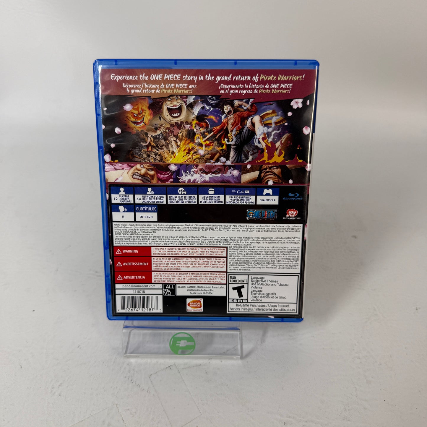 One Piece: Pirate Warriors 4 (Sony PlayStation 4 PS4, 2020)