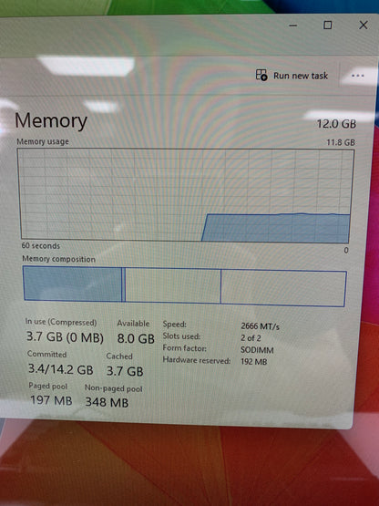 HP 24-XA0032 24" i5-9400T 1.80GHz 512GB 12GB RAM