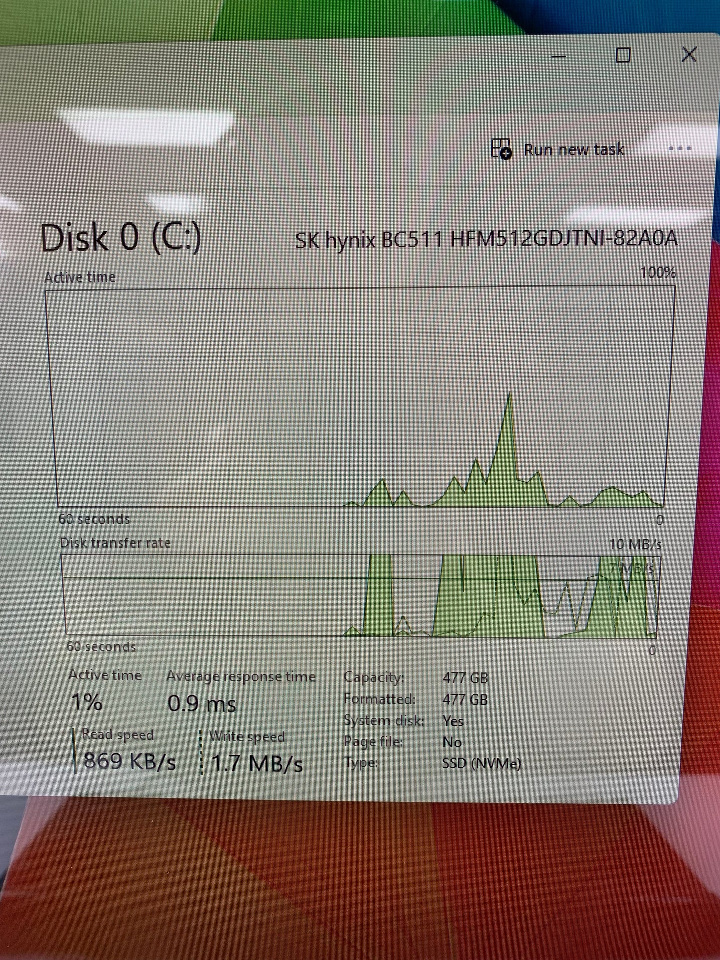 HP 24-XA0032 24" i5-9400T 1.80GHz 512GB 12GB RAM