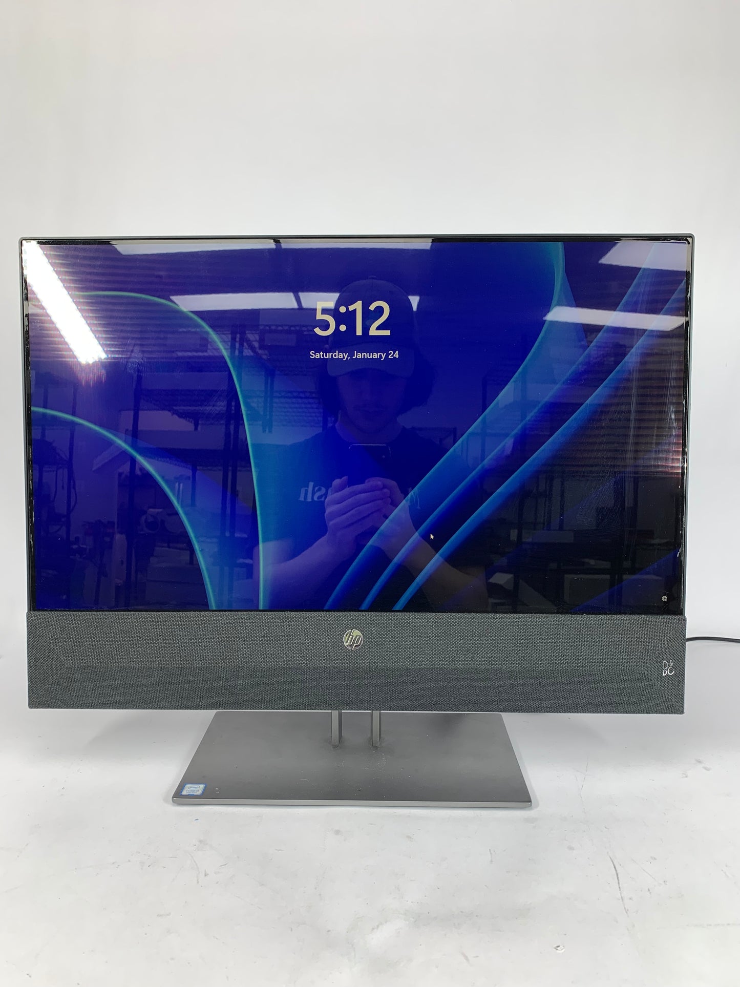 HP 24-XA0032 24" i5-9400T 1.80GHz 512GB 12GB RAM