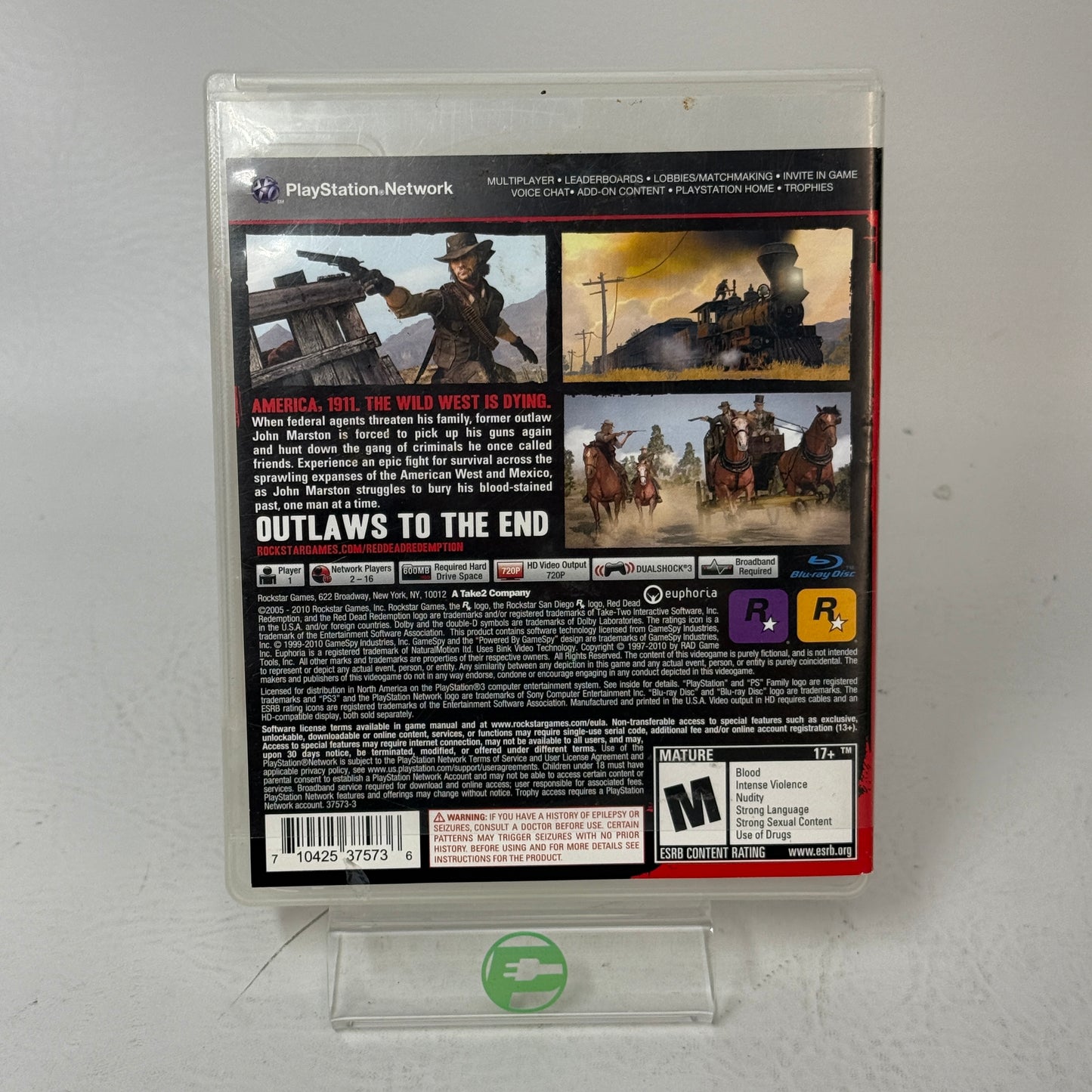 Red Dead Redemption (Sony PlayStation 3 PS3, 2010)