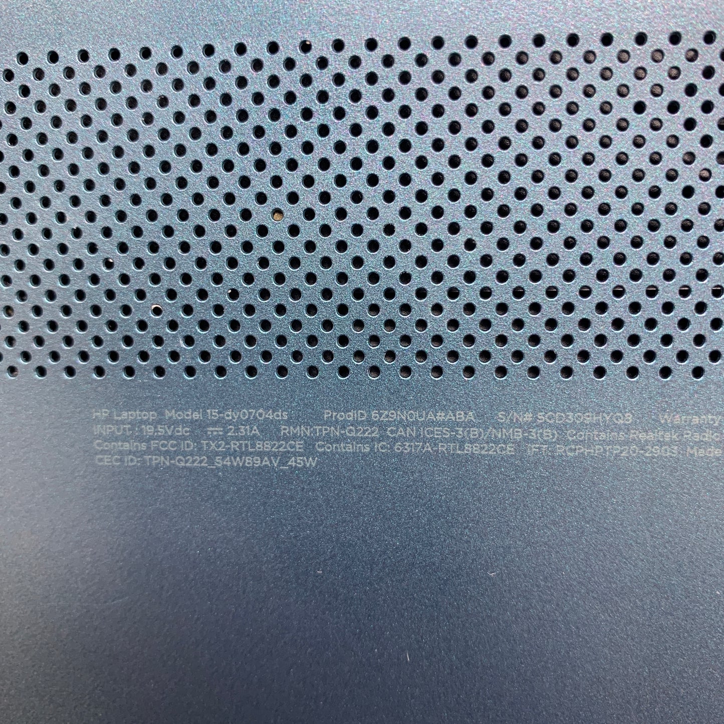 HP 15-DY074DS Celeron N4120 1.1GHz 4GB RAM 128GB