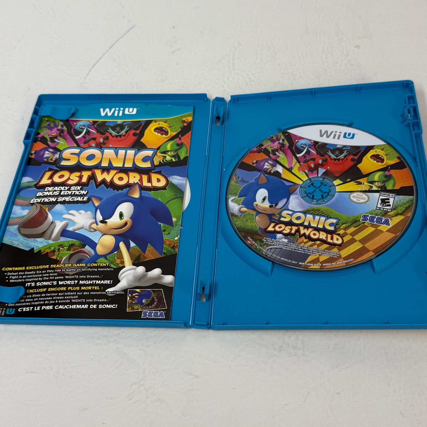 Sonic Lost World (Nintendo Wii U, 2013)