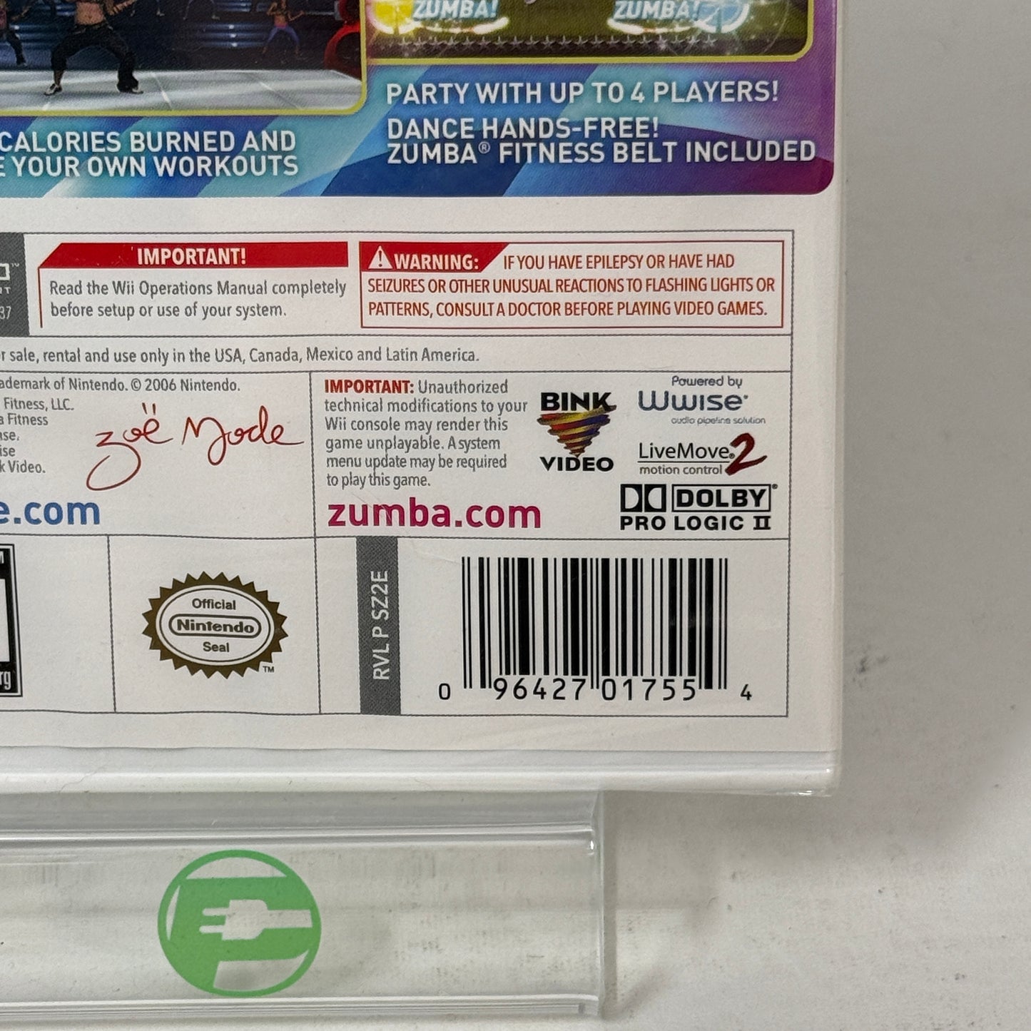 New Zumba Fitness 2 (Nintendo Wii, 2011)