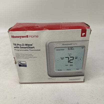 New Honeywell T6 Pro Z-Wave Plus w/ SmartStart Thermostat TH6320ZW2007