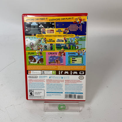 Super Mario Maker (Nintendo Wii U, 2015)