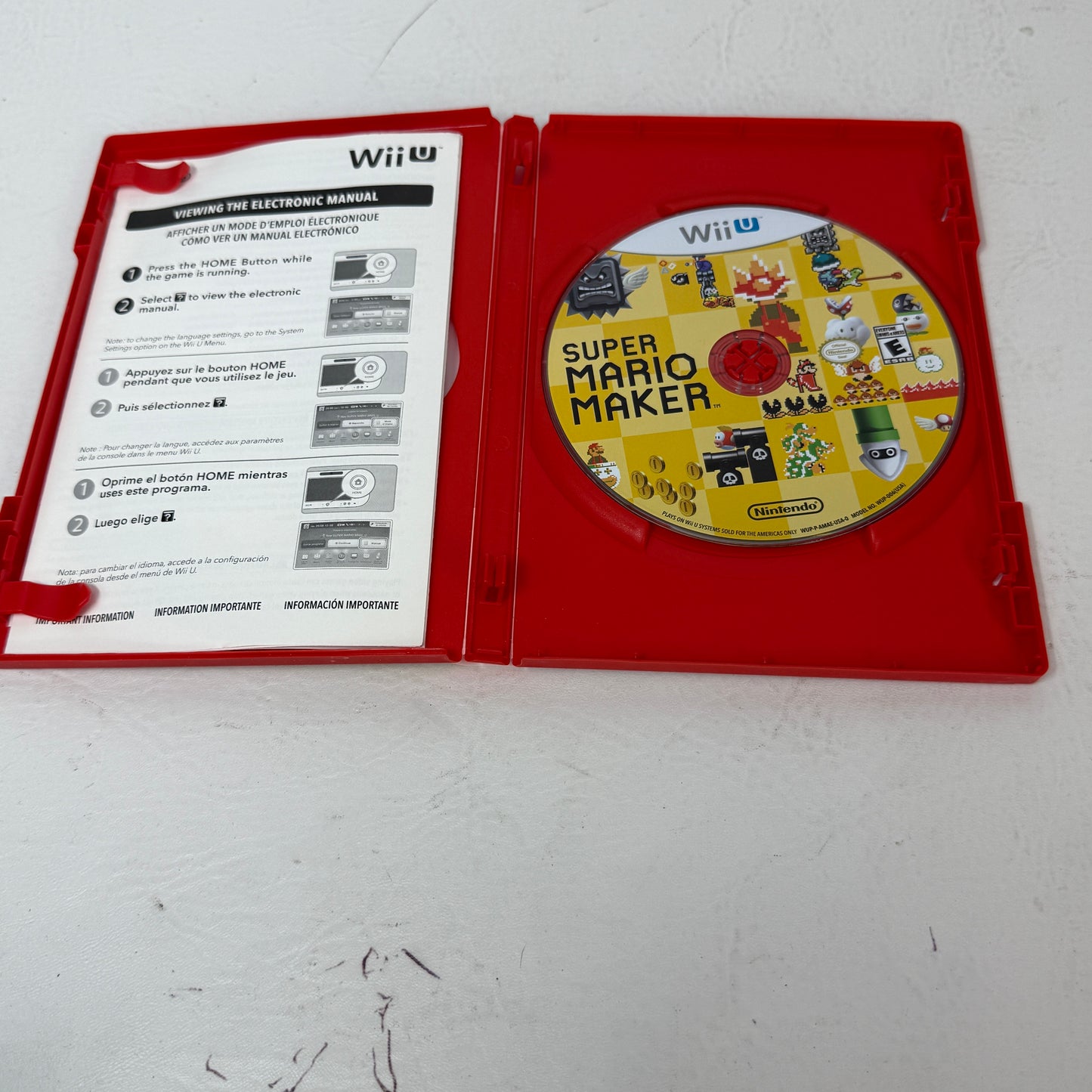 Super Mario Maker (Nintendo Wii U, 2015)