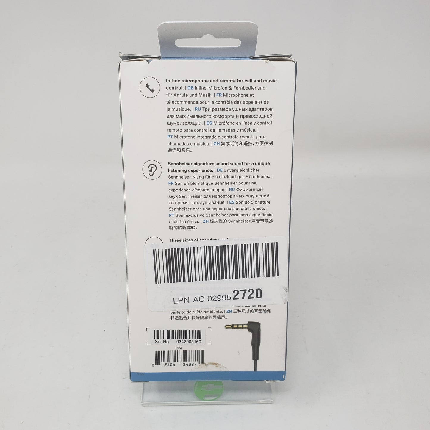 New Sennheiser CX Wired Earbuds 80S