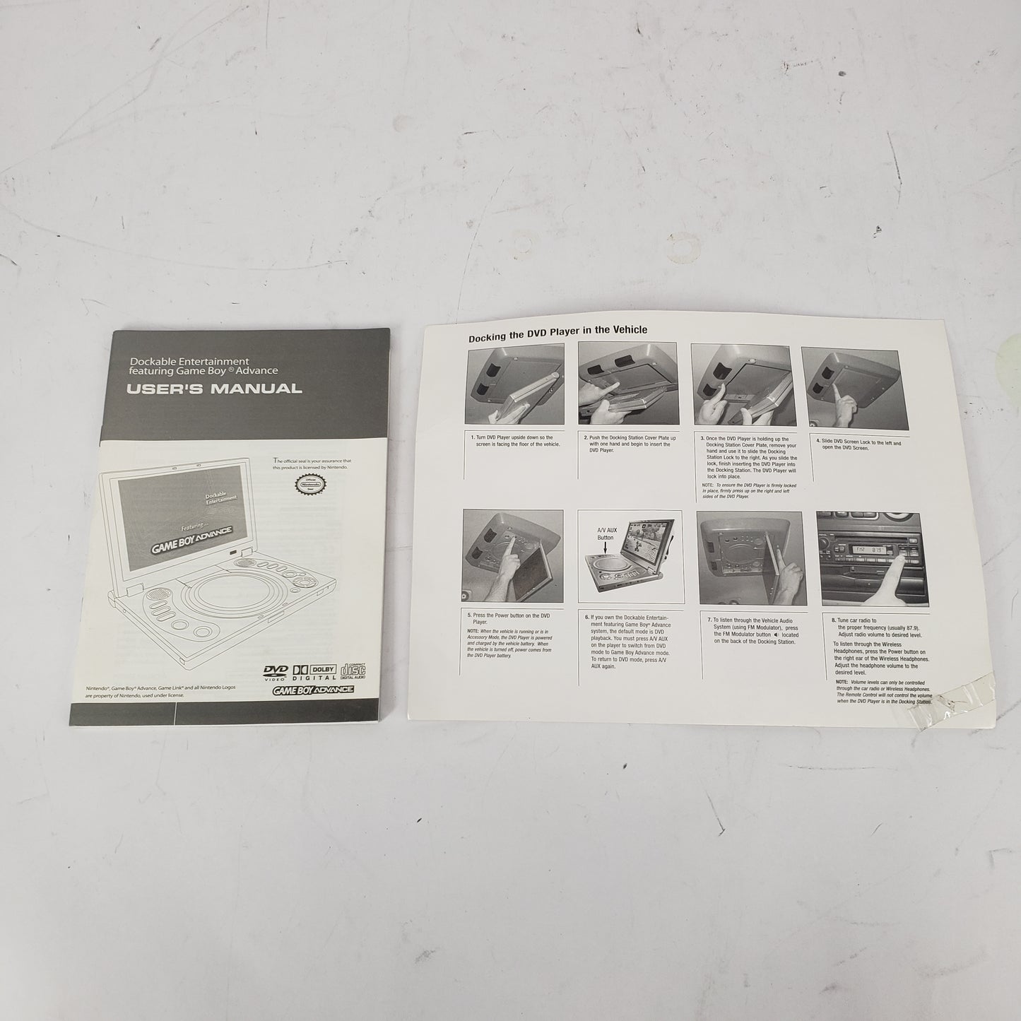 Visteon GBA & DVD Dockable Entertainment System 