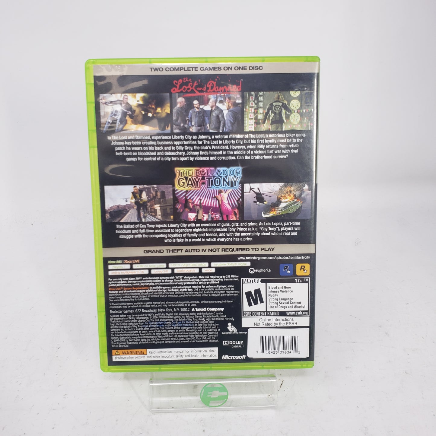 Lot of 4 Microsoft Xbox 360 Games Rockstar Games