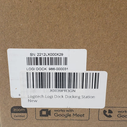 New Logitech Logi Dock All-in-one Docking Station A00161