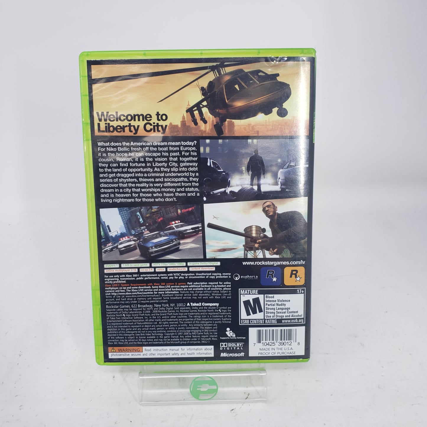 Lot of 4 Microsoft Xbox 360 Games Rockstar Games