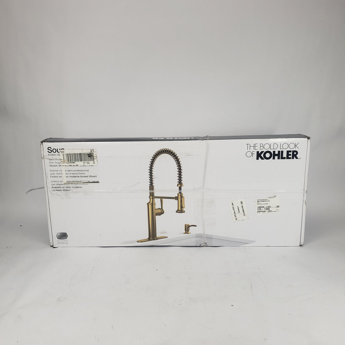 New Kohler Sous Faucet R10651-SD-2MB