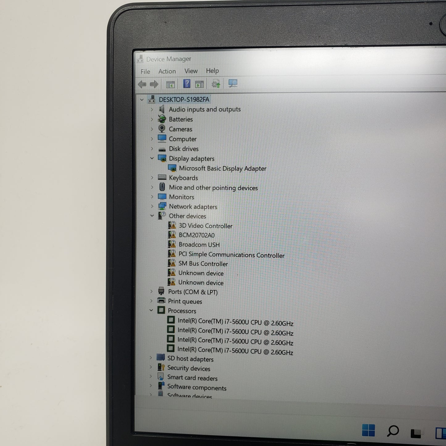 Dell Latitude E7450 E7450 14" I7-5600U 2.6GHz 16GB RAM 256GB SSD