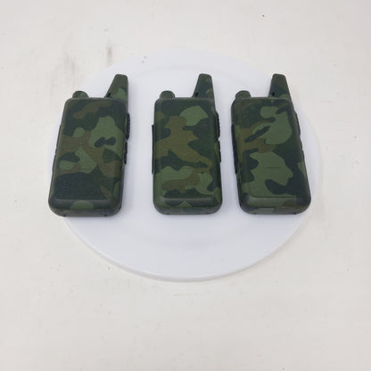 Retevis RT22 Two-Way Radios Rechargeable Black/Green- 3 Pack