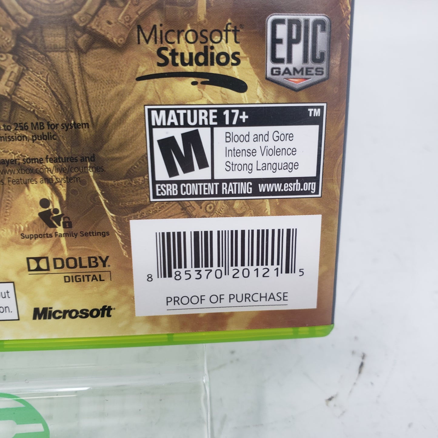 Lot of 4 Microsoft Xbox 360 Games Gears of Wars 1,2,3 And Judgement
