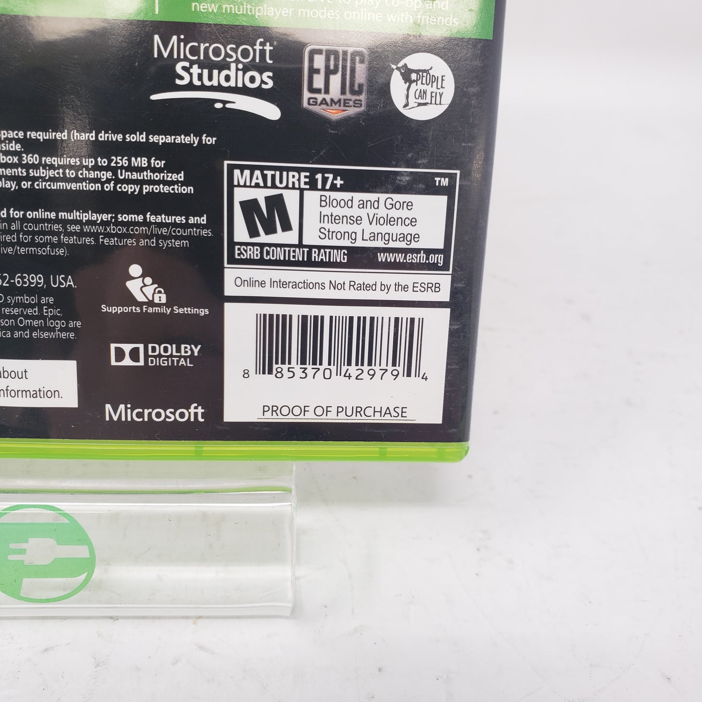 Lot of 4 Microsoft Xbox 360 Games Gears of Wars 1,2,3 And Judgement