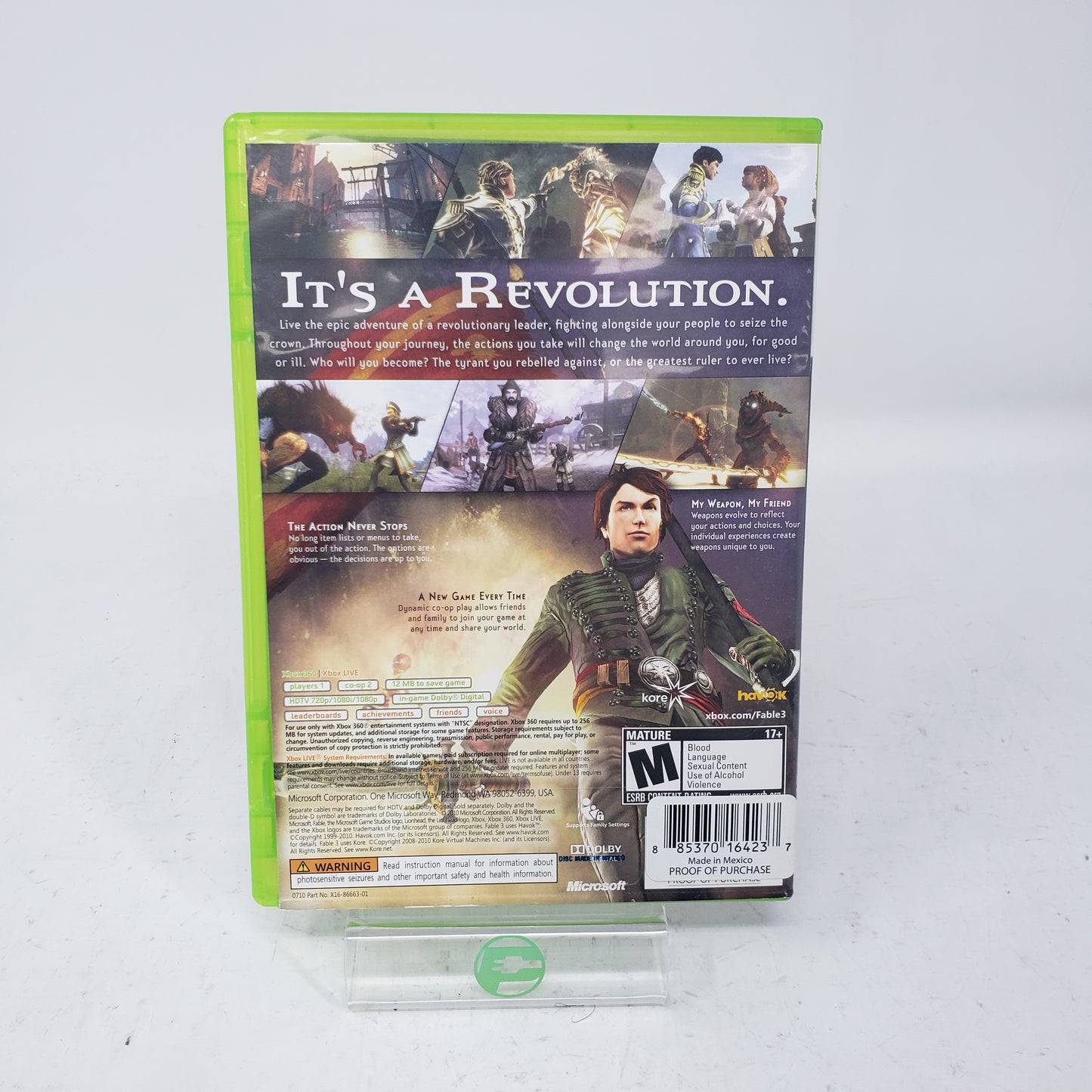 Lot of 2 Microsoft Xbox 360 Games Fable Games