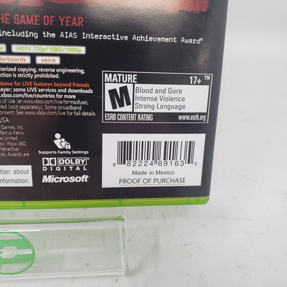 Lot of 4 Microsoft Xbox 360 Games Gears of Wars 1,2,3 And Judgement