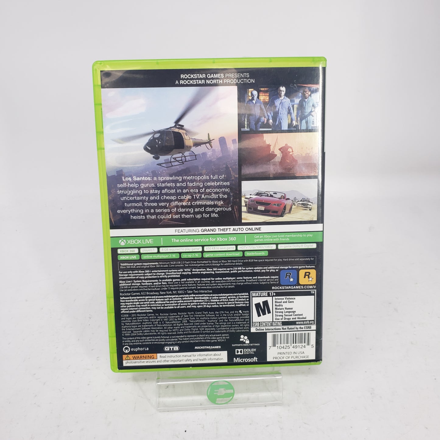 Lot of 4 Microsoft Xbox 360 Games Rockstar Games