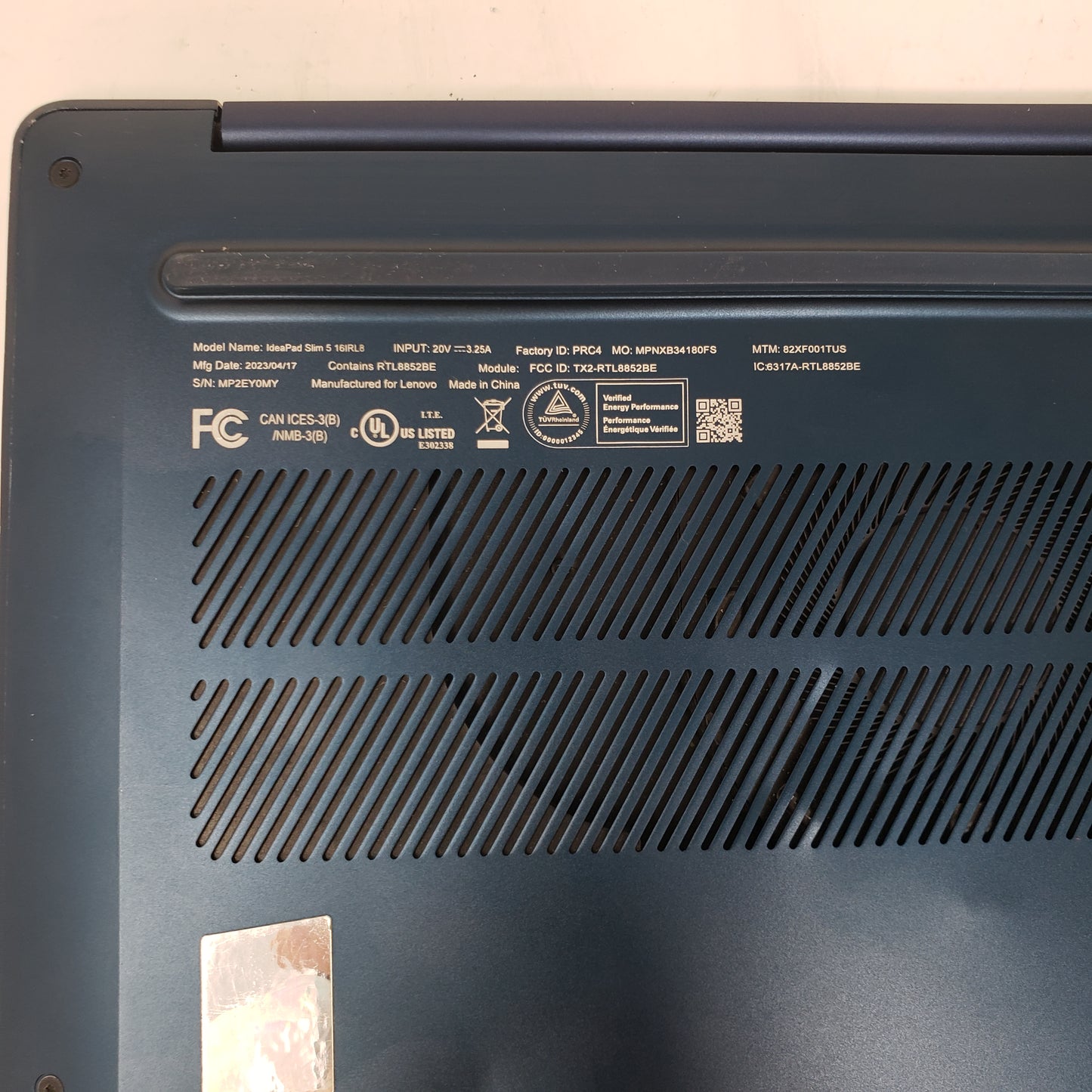 Lenovo IdeaPad Slim 5 16IRL8 16" i7-1355U 1.7GHz 16GB RAM 512GB